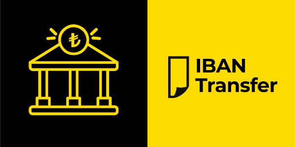 IBAN Transfer Sticker resmi